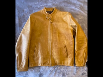 RARE schott nyc leather jacket model #665 vintage mint made in usa - Image 1 of 4