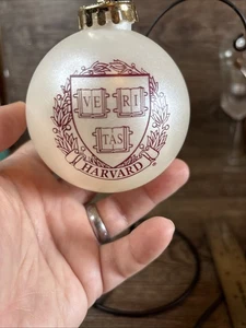 Vintage Harvard Ornament Shatterproof University - Picture 1 of 3