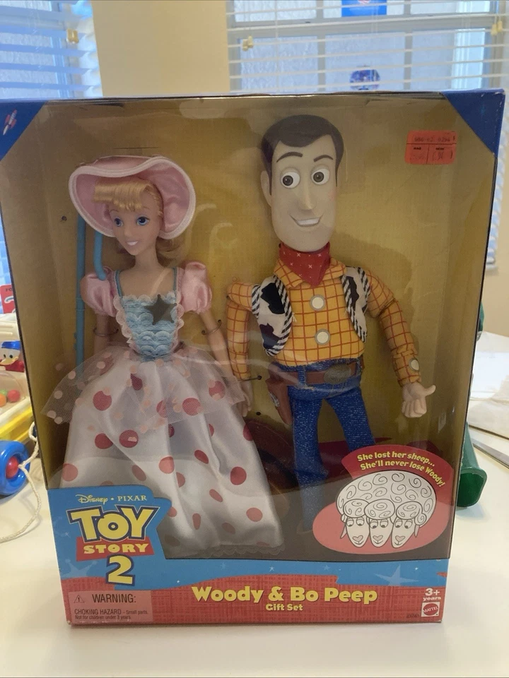 Woody & Bo PEEP Toy Story 2 Doll Gift Set 1999 Mattel 23785 NRFB