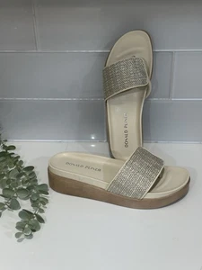 Neu ohne Etikett FIFI at Donald Pliner Damen-Pantolette Sandale Jute-Obermaterial Größe 7 bequem - Bild 1 von 14