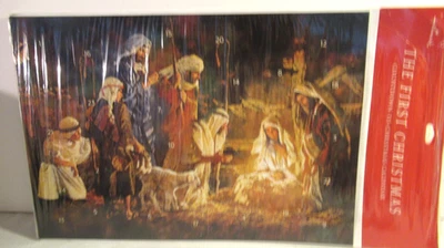 Vintage Hallmark Advent Calendar "The First Christmas " 2004 MIP - Image 1 of 4