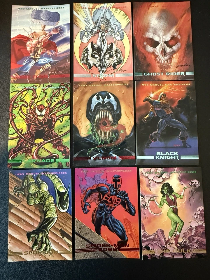 1993 Fleer Skybox - 漫威大师单品 - 完整套装 - 您可以选择 — 第 1/1 张图片