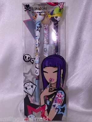 JUEGO DE 3 CEPILLOS Tokidoki Pittura Mozzarella Adios Amigos Donutella ¡EDICIÓN LIMITADA en caja! Foto 1 de 4