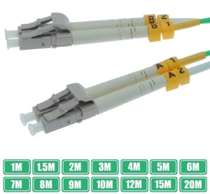 1-65'ft LC-LC/UPC 40/100G Multi-Mode 50/125 Duplex OM4 LWL Patch Optikkabel - Bild 1 von 7