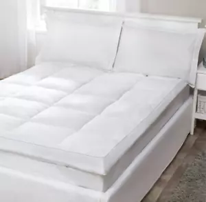 PLUMA DE PATO NATURAL DE LUJO CON ALMOHADILLA POTENCIADORA DE CAMA PARA COLCHÓN DE CALENTAMIENTO 15% - Imagen 1 de 1