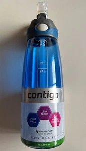 NEW Contigo Autospout Drink Water Bottle Straw Large 946mL BPA-Free & Leakproof! - Picture 1 of 2