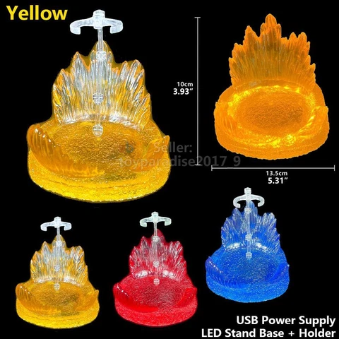 For GSC 1/12 3.75 Figma Figure LED Light Energy Burst Effect Stand Base Holder Cover