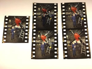 1983 WWII FIGHTER P-51 Mustang Aviation Original Old Photo 35mm Slide 5 LOT R18 - Picture 1 of 4