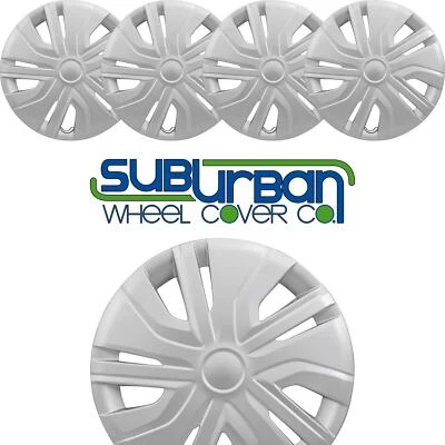 Mitsubishi Mirage ES 2017-2024 estilo 495-14S tapacubos 14" cubiertas de rueda juego nuevo/4 Foto 1 de 4