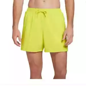 Mens DSG 5" inseam Straide 2 in 1 Run Shorts Yellow - Picture 1 of 10