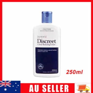 250ml Restoria Discreet Hair Restoring Cream Colour Grey Treatment Unisex AU - Picture 1 of 9