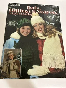 Leisuree Arts, Hats, Mittens & Scarves to Knit and Crochet, Leaflet #186 - Picture 1 of 4