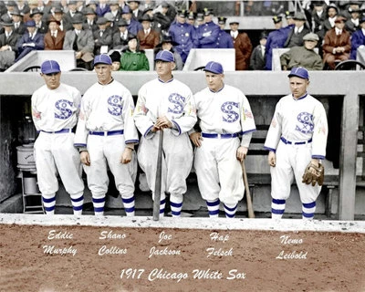 1917 White Sox 8X10 Photo - Jackson Collins  COLORIZED - Image 1 of 4