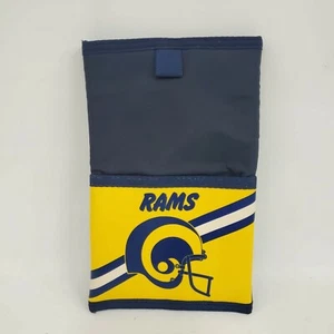 Vintage M.A.D. LTD NFL Rams Wallet Case Tasche Hakenschlaufe mit Clip Neu USA - Bild 1 von 11