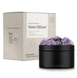 COCODOR Stein Diffusor - Amethyst Kristall Aromatherapie, Wohndeko, K-Dekor - Bild 1 von 8