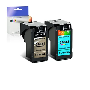 Cartouche d'encre PG-545XL CL-546XL compatible avec Canon PIXMA iP2855 MG2550 TS205 - Photo 1/9