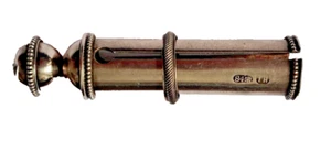 ANTIKER STIFTHALTER Russisches Silber 84 Zolotniki ca 13,7 g für dicke Stifte - Bild 1 von 5