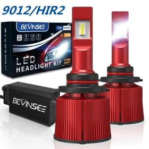 9012 HIR2 LED Headlight Bulbs 15000LM 100W For Toyota IQ 2009-2015 Super Bright - Picture 1 of 7