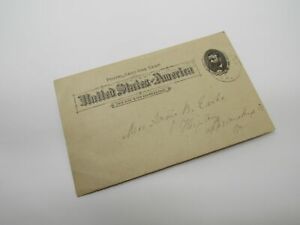 USPS Scott UX10 Antique 1c Black On Buff Ulysses S Grant Used Postal Card