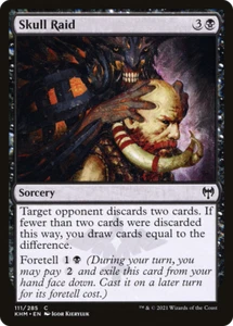 x4 Skull Raid KHM MTG Kaldheim 111/285 COMMON M/NM 4x - Picture 1 of 1