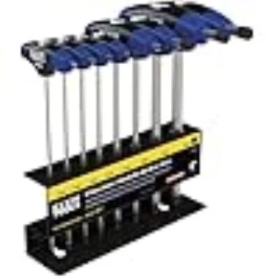 8 PIECE SET! Klein Tools JTH98M Hex Key Set, Metric, T-Handle, 9-Inch with Stand - Image 1 of 4