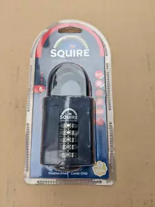 SQUIRE WEATHERSHIELD 60MM COMBINATION PADLOCK CP60 NEW - Picture 1 of 1
