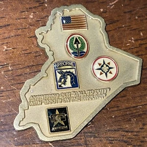 AUTHENTIC OIF IRAQ ARMY RESERVE AFFAIRS RARE CHALLENGE COIN, BALAD IRAQ - Picture 1 of 2