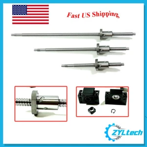 Zyltech Precision (TRUE C7) 16 mm Kugelumlaufspindel 1605 mit BF/BK12 Endhalterung - 450 mm - Bild 1 von 6