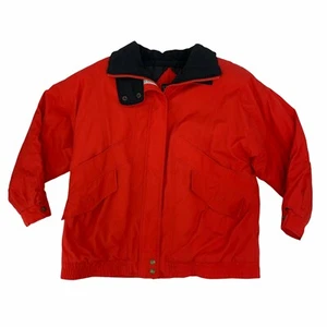 Current Seen Puffer Jacket Women's Size M Red Full Zip Waterproof Nylon Lining * - Picture 1 of 10