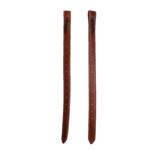 New 30" Harness Leather Rear Flank Billet Set Latigo Lined - Picture 1 of 3