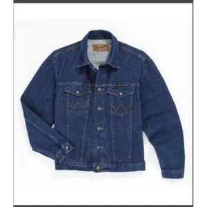 Wrangler, Men's Cowboy Cut Western Unlined Denim Jacket large see photos - Picture 1 of 10