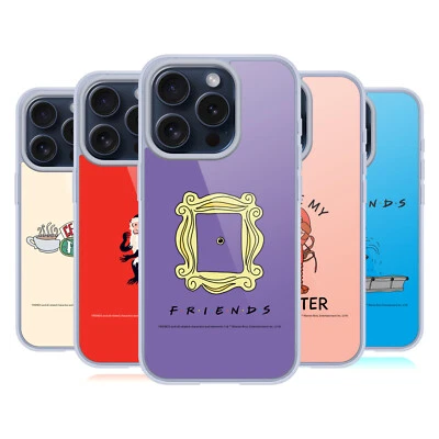 OFFICIAL FRIENDS TV SHOW ICONIC SOFT GEL CASE FOR APPLE iPHONE PHONES - Imagem 1 de 4