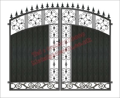 DRIVEWAY GATES/COMPOSITE WOOD GATE / WOODEN GATE/ METAL GATE/BI FOLD GATES  - Image 1 of 3