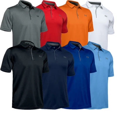 Camiseta para hombre Under Armour UA Tech polo rendimiento golf camiseta holgada 1290140 Foto 1 de 4