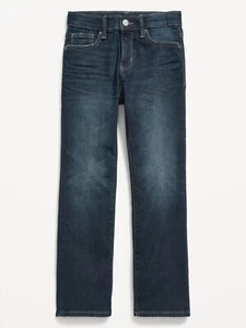 Old Navy Boys Built-In Flex Adjustable Waist Boot-Cut Jeans Dark Wash - Size 12 - Picture 1 of 1