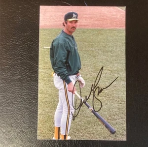 MLB Oakland Athletics Dave Kingman-DH Autographed Personal Picture Vintage A’s - Picture 1 of 4