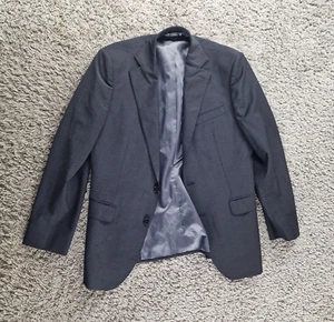 Moss Bros Blazer Mens Large 42 Grey Tailored Fit - Picture 1 of 9