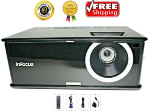 InFocus IN2116 DLP Projector 3000 ANSI HD 1080i HDMI Adapter WXGA w/ Remote - Picture 1 of 7