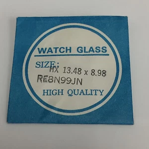 SEIKO RE8N99JN NEW CRYSTAL RECTANGULAR NOS FITS 2E20 6259 SIZE 13.48 X 8.98 - Picture 1 of 4