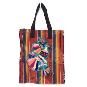 Roberta Roller Rabbit Limited Edition Large Tote Bag Mesh Embroidered 18x15” - Picture 1 of 6