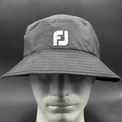 FootJoy DryJoys Sombrero Cubo Para Hombre Grande Negro Golf Exterior Protección Solar Foto 1 de 4
