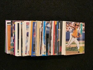 1980's-2000's Signed Baseball Card Lot (100) AUTO Donruss/Fleer/Topps/Score/UD + - Picture 1 of 10
