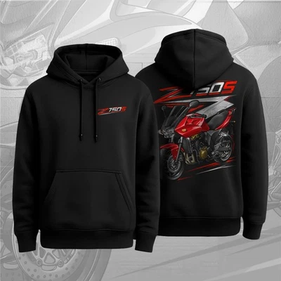 Kawasaki Z750S 2005-2006 Motorrad Hoodie für Fahrer - Bild 1 von 2