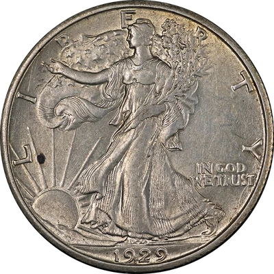 1929-D Walking Liberty Half Nice AU/BU Nice Eye Appeal Nice Strike - Image 1 of 2