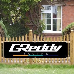 Greddy Racing car JDM tuning Flag Banner 2x8FT 240x60cm Garage Performance Part - Picture 1 of 5