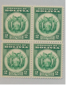 Bolivia Stamp Scott #213, Mint Never Hinged, Block of 4 - Picture 1 of 1