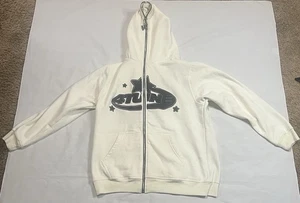 4tune Star Letter Print Hoodie Herren Retro Reißverschluss Langarm lose Jacke, Gr.XL - Bild 1 von 6