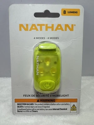 Clip de luz de seguridad LED para luz estroboscópica Nathan  Foto 1 de 2