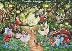 Brand New House of Puzzles Faerie Dell Big 500 XL Pieces Jigsaw Puzzle Gift - Picture 1 of 2