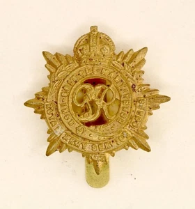 WW2 GVI British Army Service Corps Asc Brass Cap Badge Second World War - Picture 1 of 2